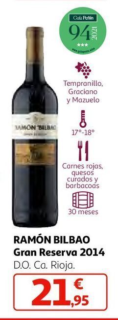Vino reserva ramón bilbao