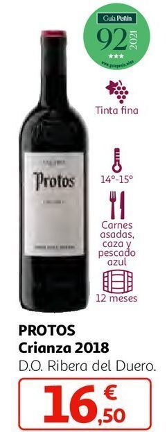 Alcampo Vino crianza protos oferta