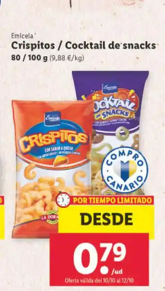 Lidl Crispitos Cocktail de Snacks oferta