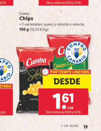 Lidl Chips oferta