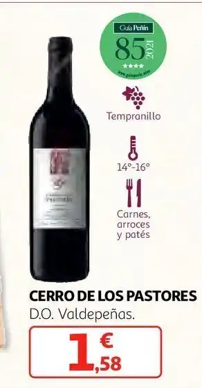 Alcampo Vino tinto valdepeñas oferta