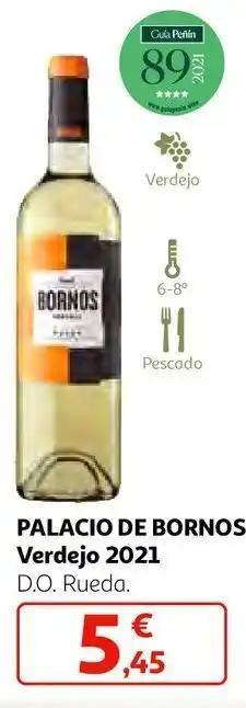 Alcampo Vino verdejo palacio de bornos oferta