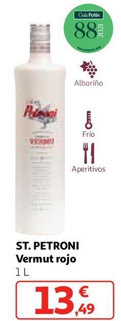 Alcampo Vermouth rojo oferta