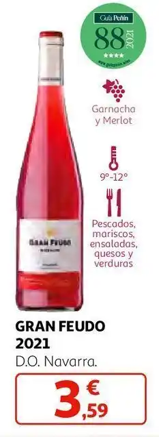 Alcampo Vino rosado gran feudo oferta