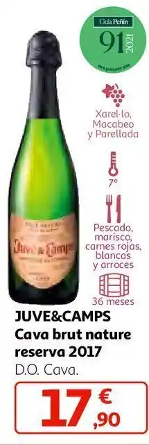 Cava brut nature juvé y camps