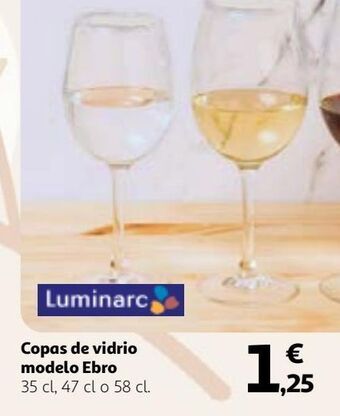 Alcampo Copas luminarc oferta