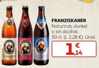 Alcampo Cerveza alemana franziskaner oferta