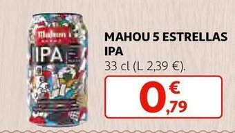 Alcampo Cerveza mahou oferta