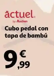 Alcampo Cubo con pedal actuel oferta