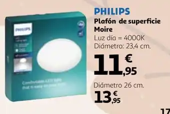 Alcampo Plafones philips oferta