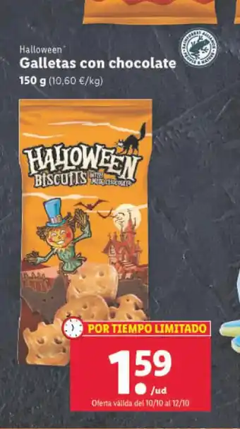 Lidl Galletas Con Chocolate oferta