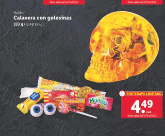 Lidl Calavera Con Golosinas oferta