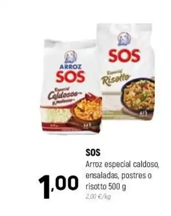 Coviran Sos Arroz Especial Caldoso Ensaladas Postres o Risotto 500g oferta