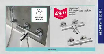 ALDI Home creation grifo termostático para baño oferta