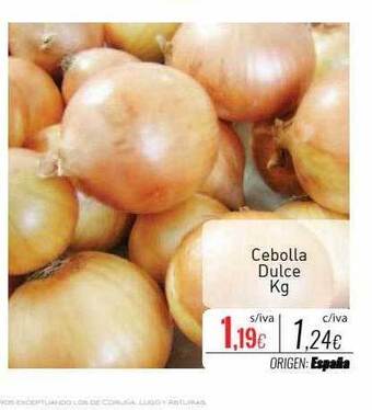 Cuevas Cash Cebolla dulce kg oferta