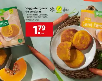 Lidl Veggiburguers De Verduras oferta