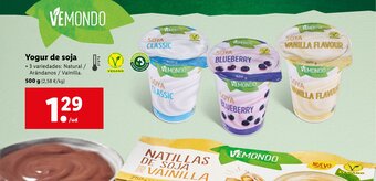 Lidl Yogur De Soja oferta