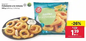 Lidl Calamares a la romana ocean sea oferta