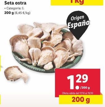 Lidl Setas oferta