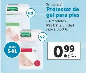 Lidl Gel sensiplast oferta