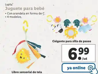 Lidl Juguetes bebé lupilu oferta