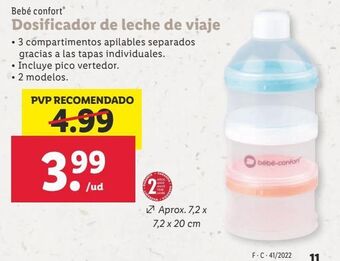 Lidl Dosificador bebé confort oferta