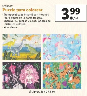 Lidl Puzzles crelando oferta