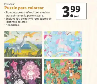 Lidl Puzzle Para Colorear oferta