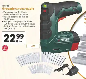 Grapadora Recargable