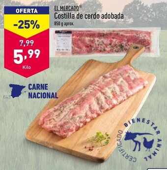 ALDI Costilla De Cerdo Adobada oferta