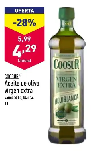 ALDI Aceite De Oliva Virgen Extra oferta