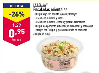 ALDI Ensaladas Orientales oferta