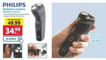 Lidl Afeitadora philips oferta