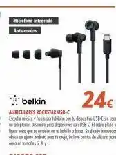 Zbitt Micrófono integrado antionedes 24€ auriculares rockstar usb-c escucha misica y heble por teléfono con tu dispositive usb-c oferta