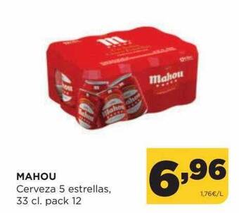 Alimerka Mahou cerveza 5 estrellas pack 12 oferta