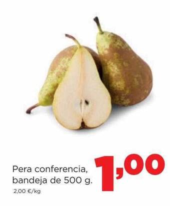 Alimerka Pera conferencia bandeja oferta