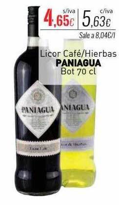 Cuevas Cash Licor café-hierbas paniagua oferta