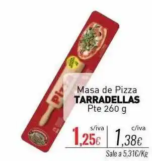 Cuevas Cash Masa de pizza tarradellas pte oferta