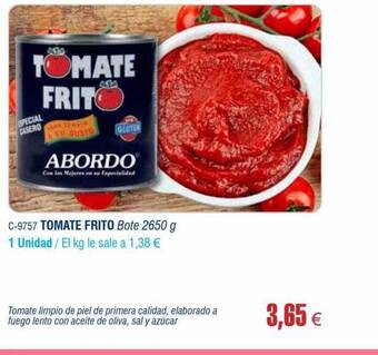 Abordo Tomate frito oferta