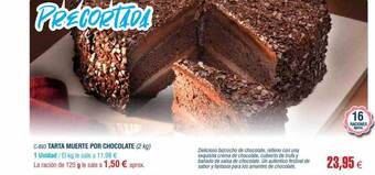 Abordo Tarta muerte por chocolate oferta