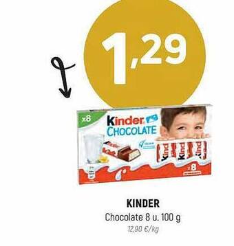 Coviran Kinder chocolate oferta
