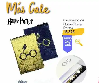 Cuaderno de notas harry potter