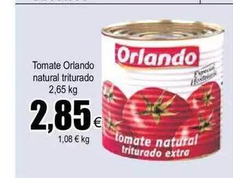 FROIZ Tomate orlando natural triturado oferta