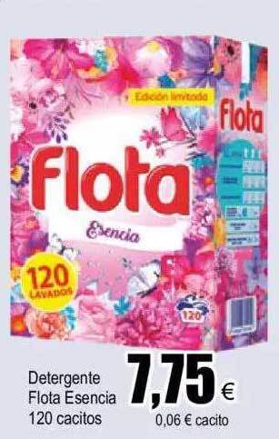 FROIZ Detergente flota esencia 120 cacitos oferta
