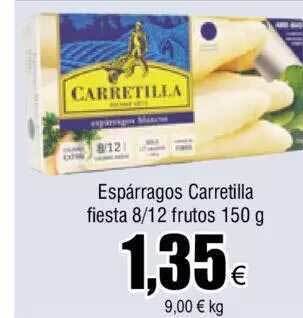 FROIZ Espárragos carretilla fiesta 8-12 frutos oferta