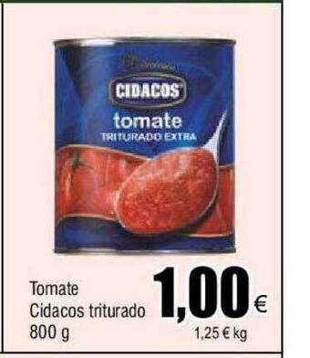FROIZ Tomate cidacos tríturado oferta