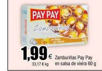 FROIZ Zamburiñas pay pay en salsa de vieira oferta