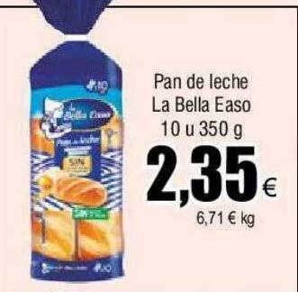 FROIZ Pan de leche la bella easo oferta