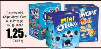 FROIZ Galletas mini chips ahoy! oreo o lu príncipe oferta