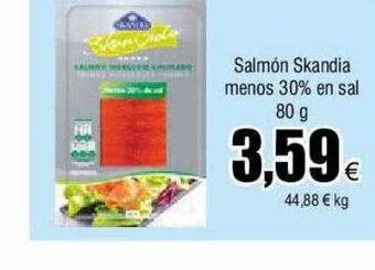 FROIZ Salmón skandia menos 30% en sal oferta